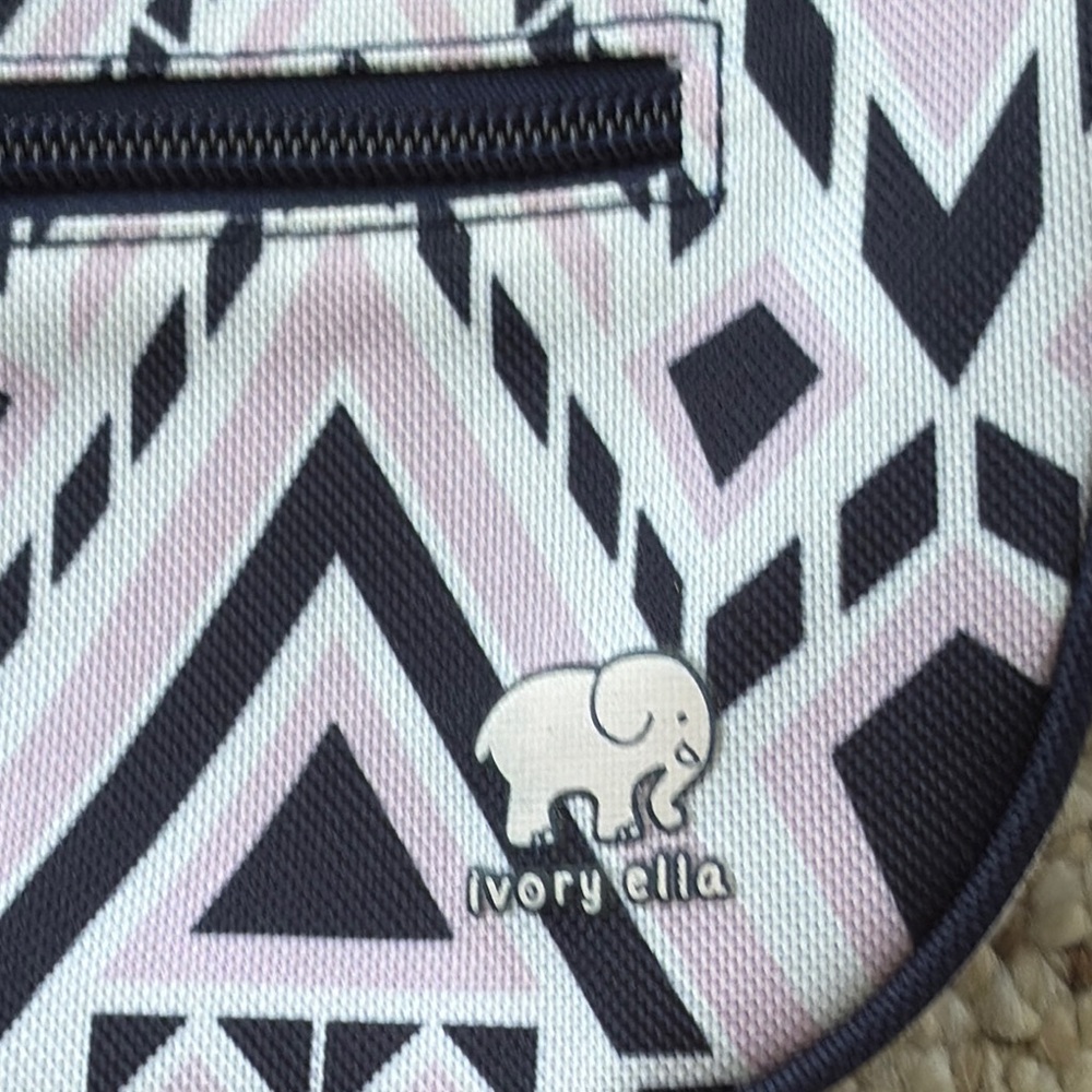 Ivory Ella Blue and Pink Fanny Pack with Stylish Design - Picture 2 of 4